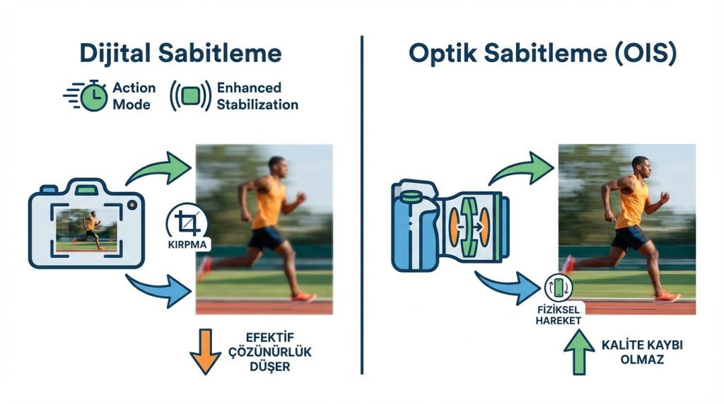 Sabitleme görüntü kalitesini düşürür mü?