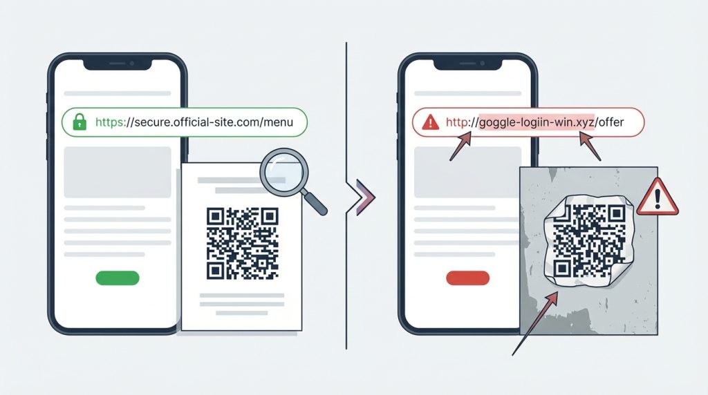 Sahte QR kodu nasıl anlarım?