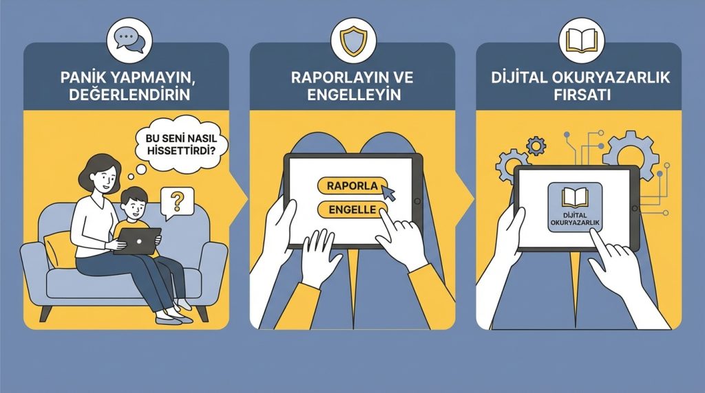 Senaryo 1: Çocuğunuz uygunsuz bir içerikle karşılaştı