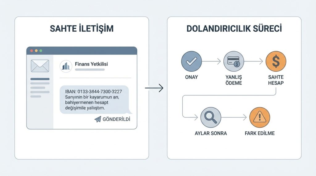 Senaryo 2: Tedarikçi Hesap Değişikliği