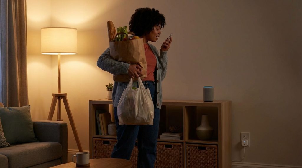 Akıllı priz ne işe yarar? Güvenli kullanım ipuçları 2 Sesli Asistan Entegrasyonu