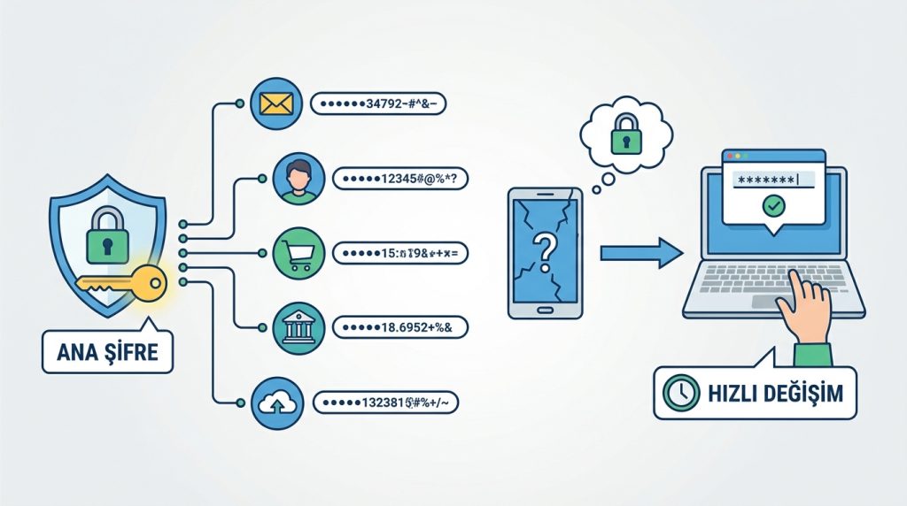 Şifre Yöneticisi Kullanarak Merkezi Kontrol Sağla