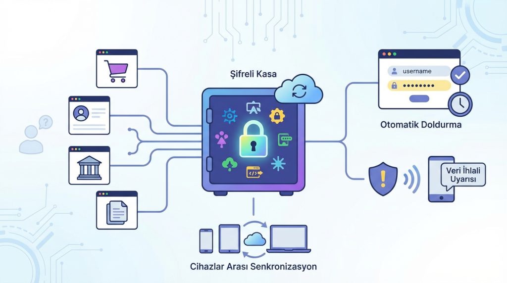 Şifre Yöneticisi Kullanmanın Avantajları