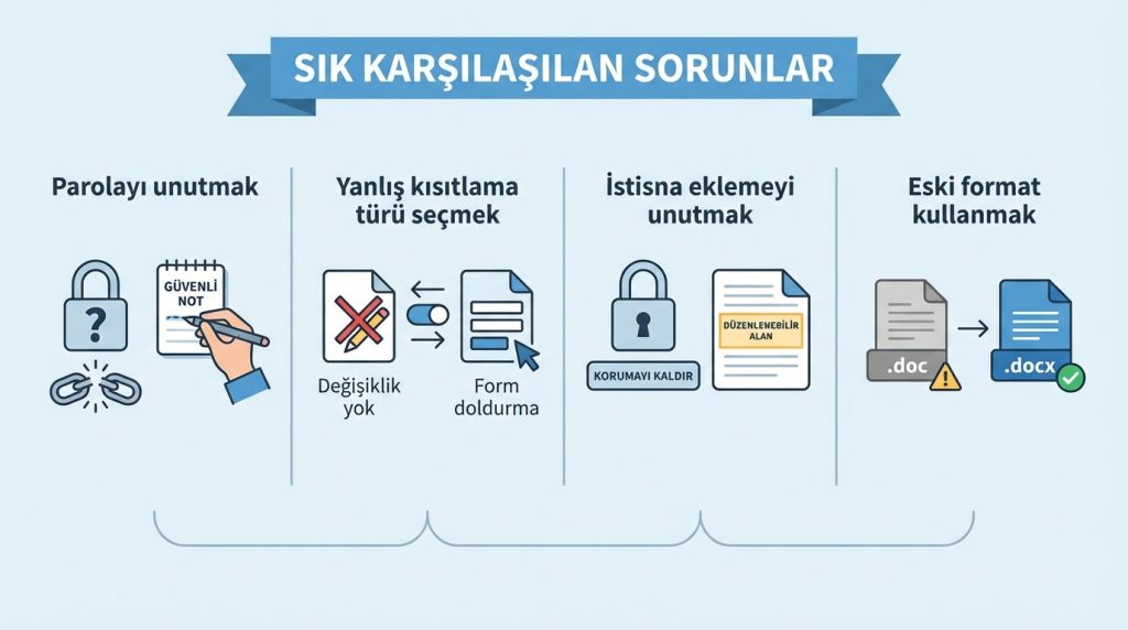 Sık Karşılaşılan Sorunlar