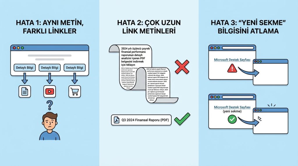 Sık Yapılan Hatalar