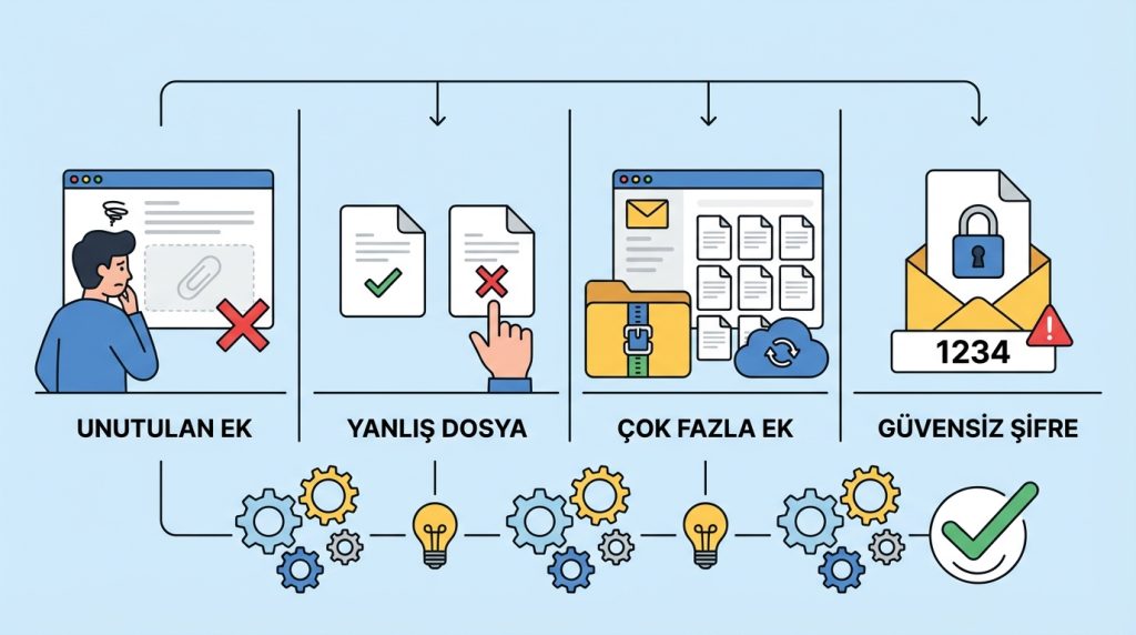 Outlook’ta Ek Dosya Gönderirken Dikkat Edilecekler 4 Sık Yapılan Hatalar ve Çözümleri