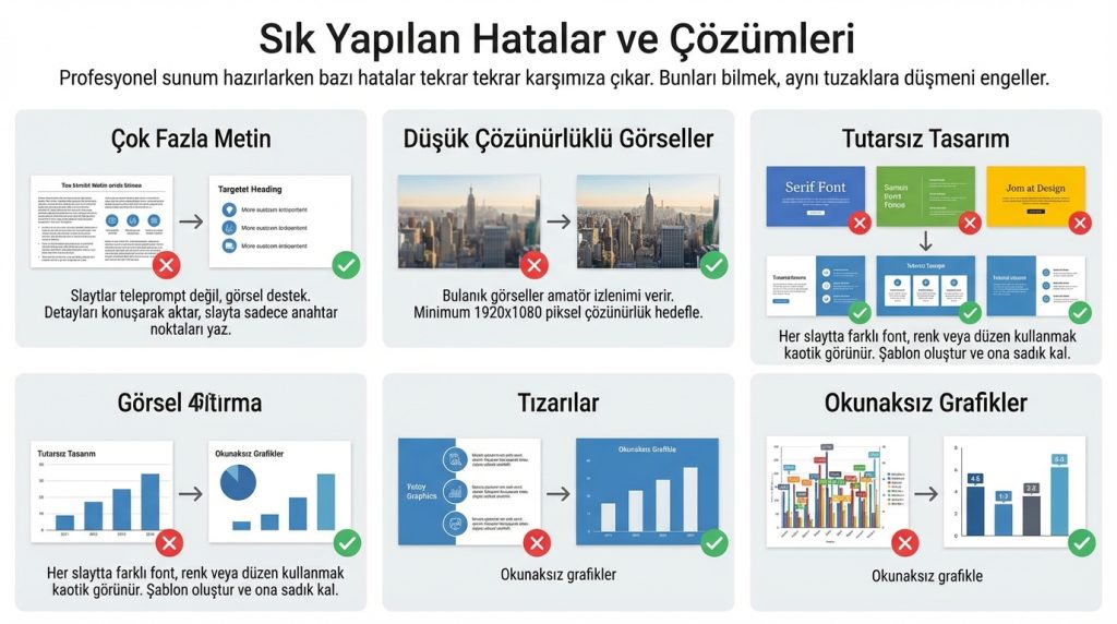 Sık Yapılan Hatalar ve Çözümleri