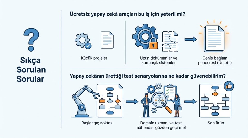 Yapay Zekâ ile Varsayım Listesi Çıkarma ve Test Planı 5 Sıkça Sorulan Sorular