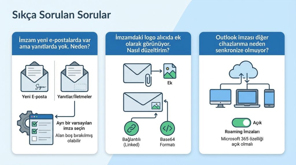 Outlook’ta İmza Neden Görünmüyor? Çözüm Kontrol Listesi 4 Sıkça Sorulan Sorular