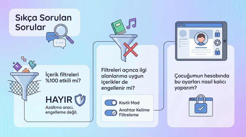 İçerik filtresi nasıl yapılır? Görmek istemediğin içerikleri azaltma 4 Sıkça Sorulan Sorular