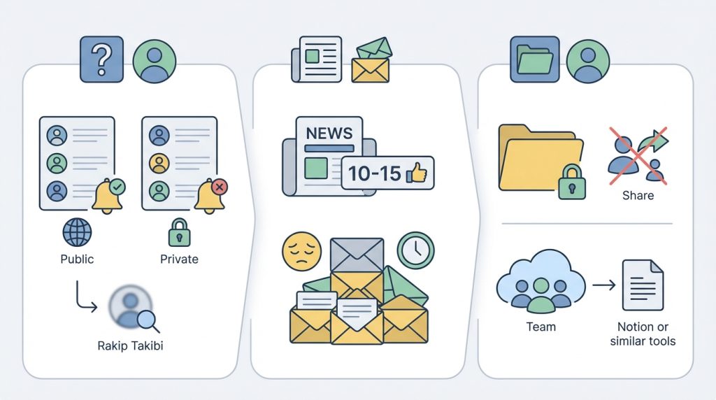 Sektör güncellemelerini takip etmek için listeler ve koleksiyonlar 4 Sıkça Sorulan Sorular