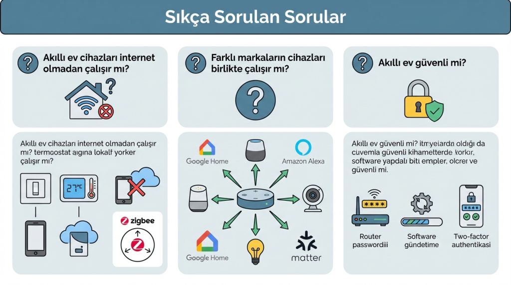 Akıllı ev nedir? Başlamak için en mantıklı ilk 3 cihaz 3 Sıkça Sorulan Sorular