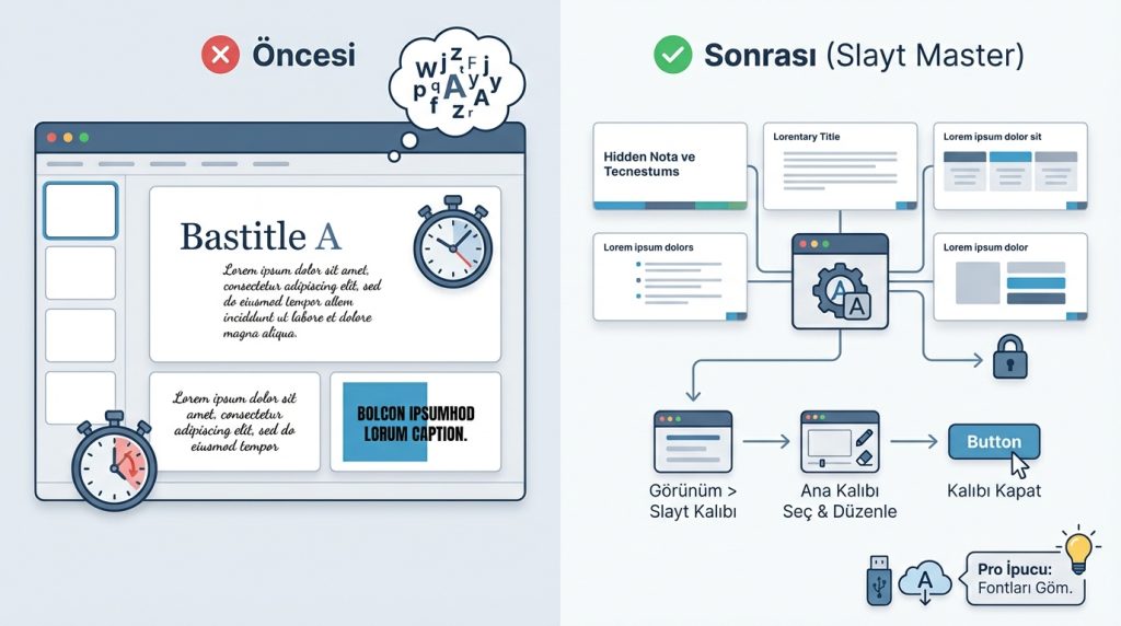 Slayt Master ile Tutarlılık Sağlama