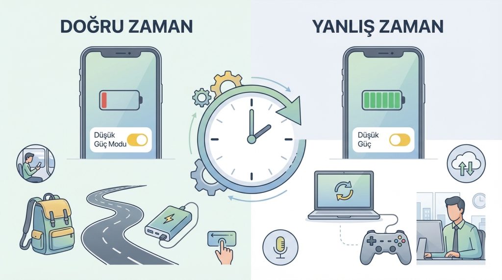 iPhone’da Düşük Güç Modu Ne Zaman Kullanılmalı? 5 Sonuç: Doğru Zamanlama Her Şey