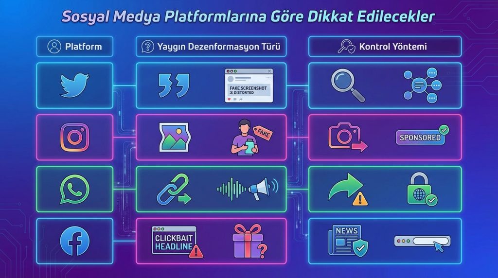 “Kaynak nerede?” sorusunu sormayı alışkanlık haline getirme 3 Sosyal Medya Platformlarına Göre Dikkat Edilecekler