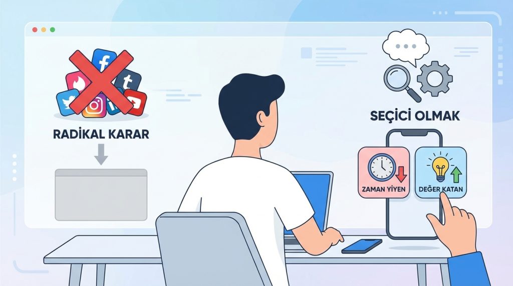 Sosyal medyayı tamamen bırakmalı mıyım?