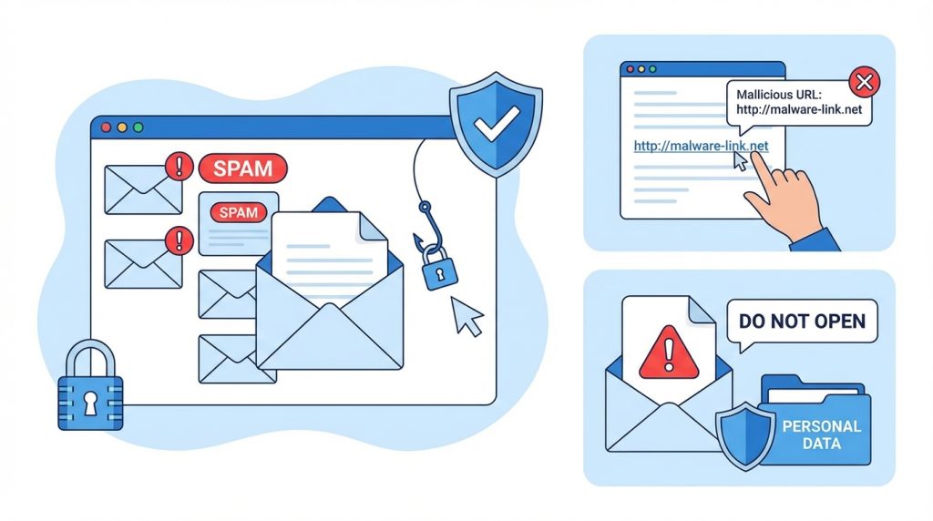 Spam E-postalarda Güvenlik İpuçları