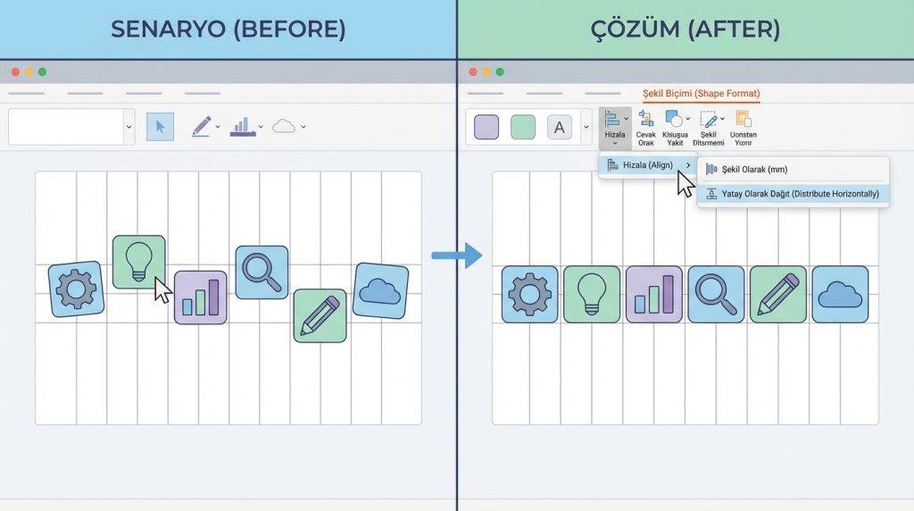 PowerPoint’te Kılavuzlar ve Izgara ile Kusursuz Hizalama 3 Şu Durumda Ne Yaparsın?