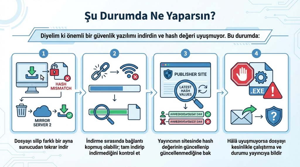 Dosya bütünlüğü nedir? SHA256/MD5 ne işe yarar? 4 Şu Durumda Ne Yaparsın?