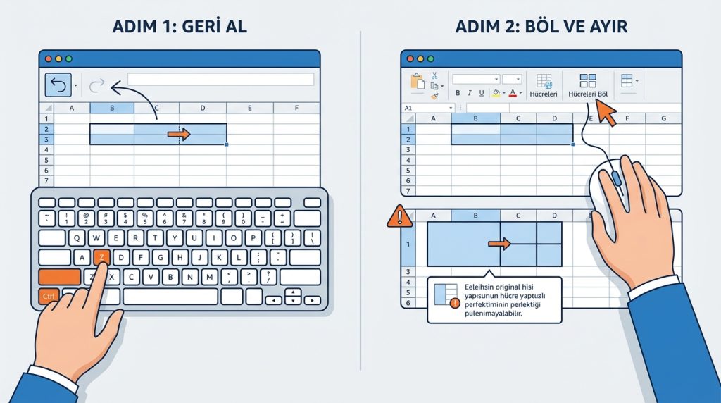 Word’de Tablo Hücrelerini Birleştirme ve Bölme 4 Şu Durumda Ne Yaparsın?