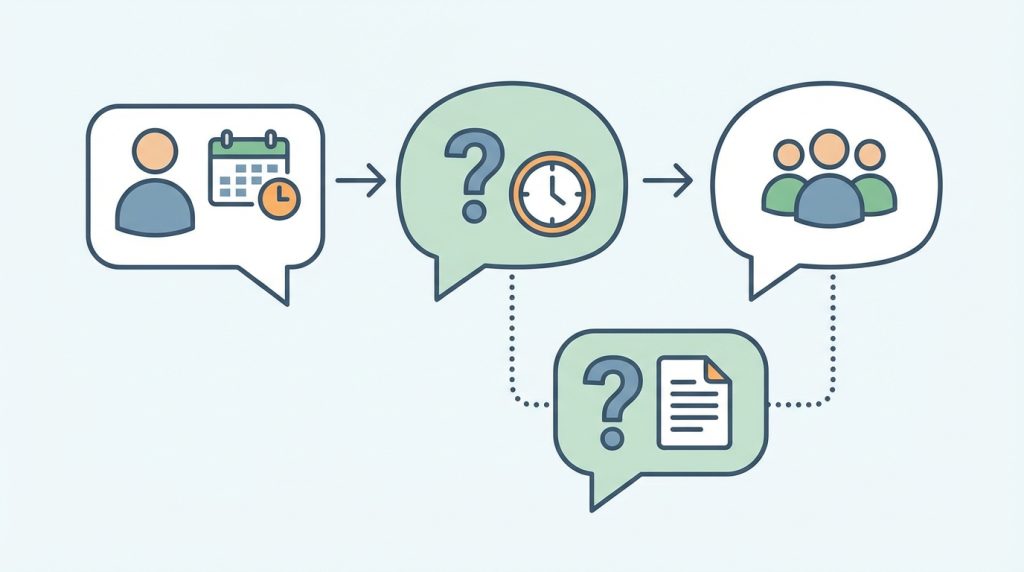 Ajanın eksik bilgi gördüğünde soru sormasını sağlayan akış 3 Şu Durumda Ne Yaparsın?