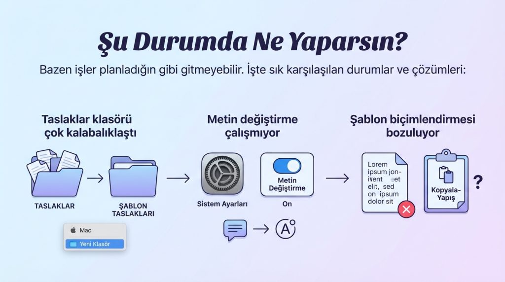 Outlook for Mac'te E-posta Şablonu Mantığı ile Hızlı Yanıt Hazırlama 4 Şu Durumda Ne Yaparsın?