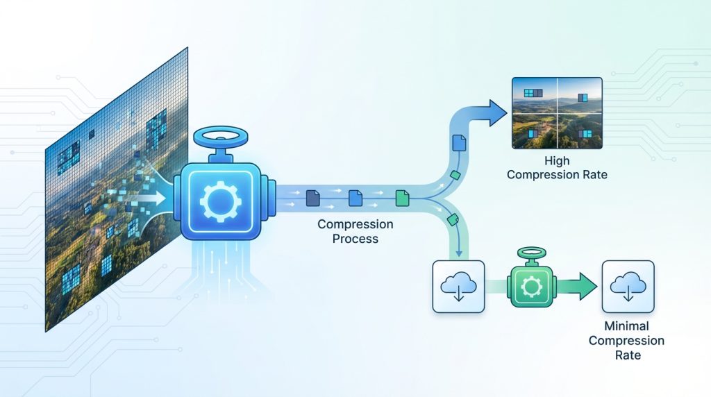 Sunumdaki tüm resimler aynı oranda mı sıkışır?