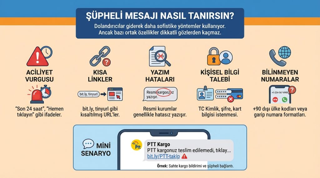 Şüpheli Mesajı Nasıl Tanırsın?