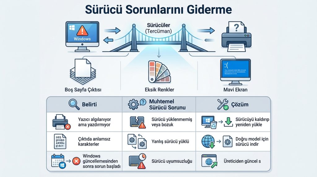 Sürücü Sorunlarını Giderme