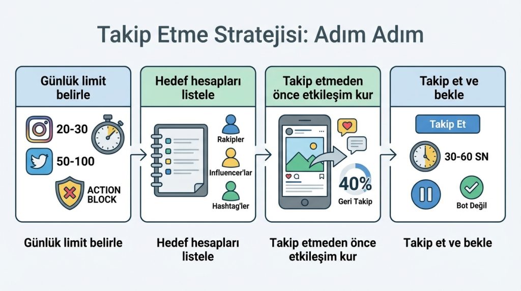 Takip Etme Stratejisi: Adım Adım