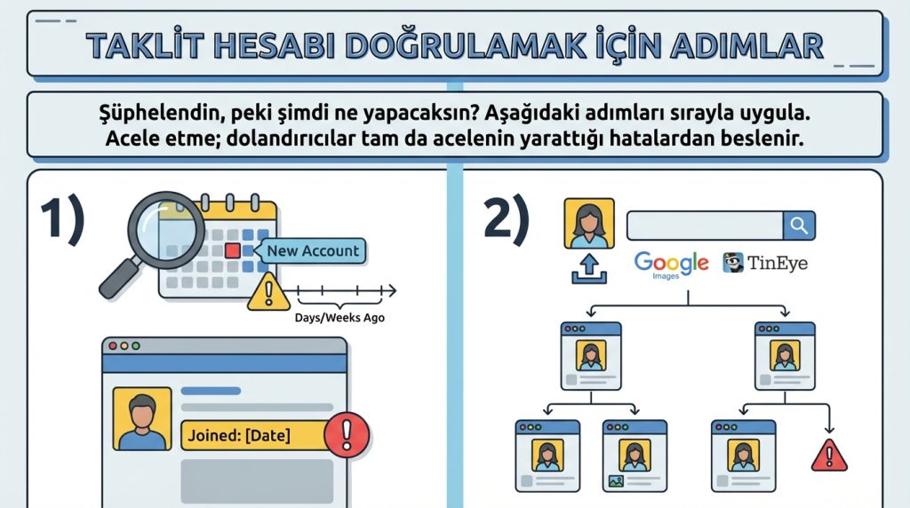 Taklit hesap nasıl anlaşılır? Doğrulama adımları 3 Taklit Hesabı Doğrulamak İçin Adımlar