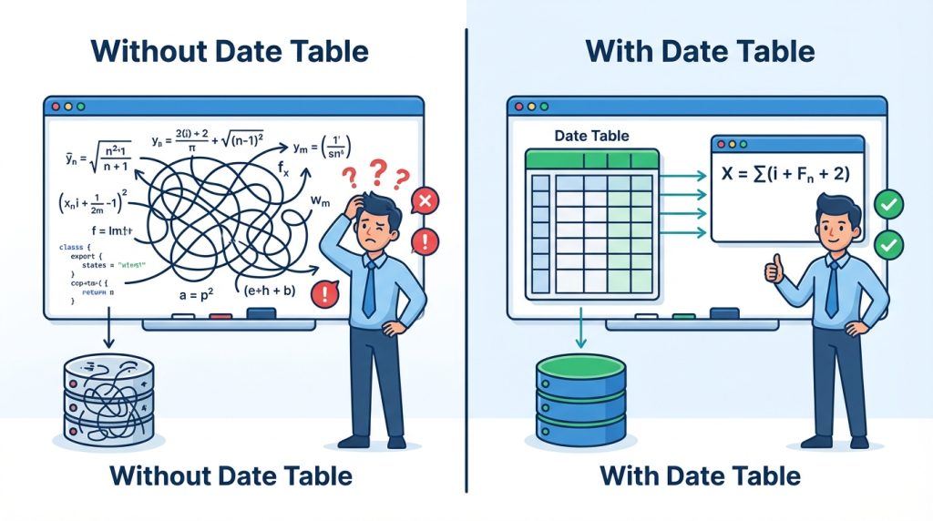 Excel’de Zaman Zekâsı Mantığı: Dönem Karşılaştırma 4 Tarih tablosu oluşturmak şart mı?