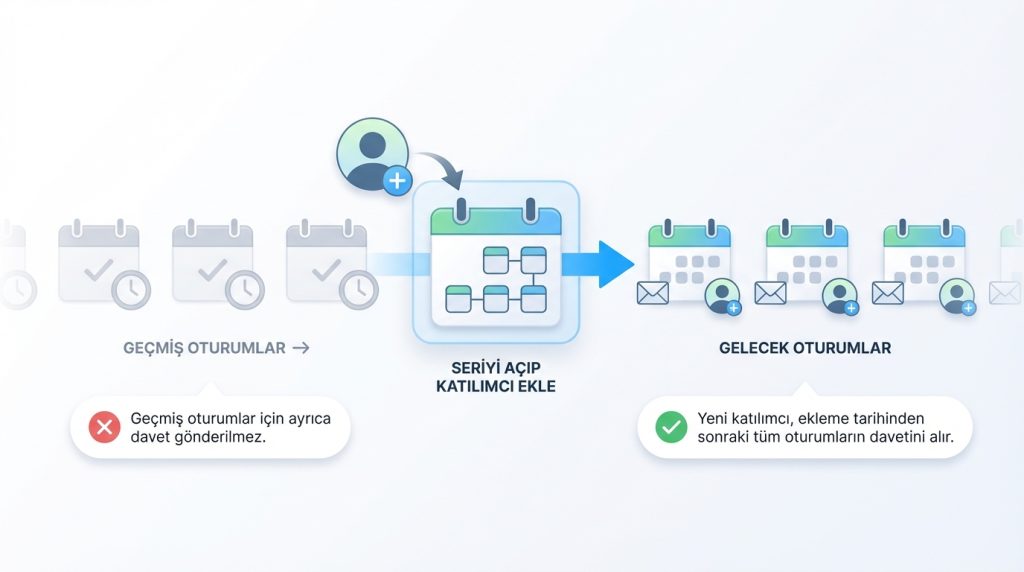 Outlook’ta Tekrarlayan Toplantı Oluşturma 5 Tekrarlayan toplantıya sonradan katılımcı ekleyebilir miyim?