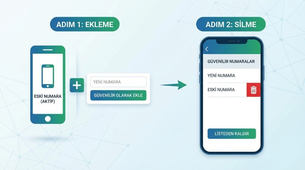 Telefon numaramı değiştirdim, ne yapmalıyım?