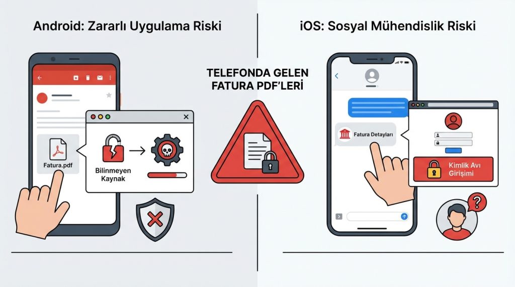 Sahte fatura PDF’leri: Açmadan önce güvenlik kontrol adımları 4 Telefonda gelen fatura PDF'leri de tehlikeli mi?