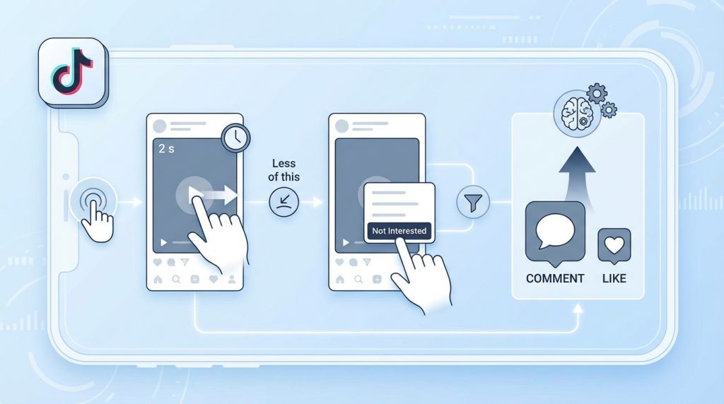 Algoritmayı eğitmek: görmek istediğin içerikleri artırmanın yolu 3 TikTok