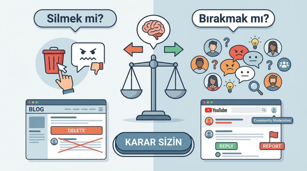 Toksik yorumları silmek mi yoksa bırakmak mı daha iyi?