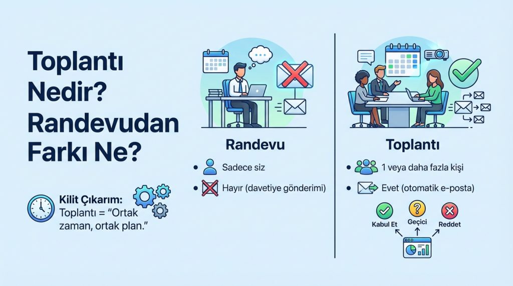 Toplantı Nedir? Randevudan Farkı Ne?