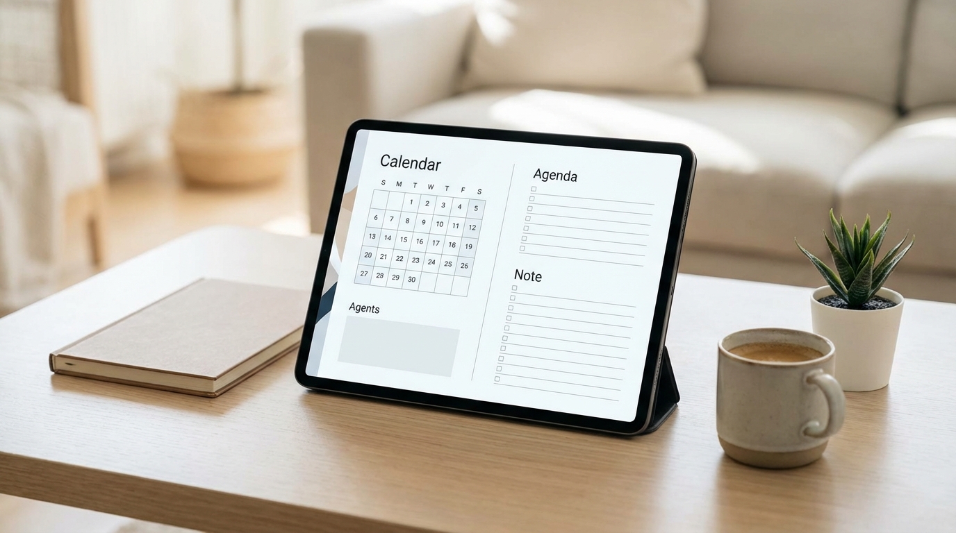 Toplantı öncesi hazırlık ve dikkat: Ajanda şablonu