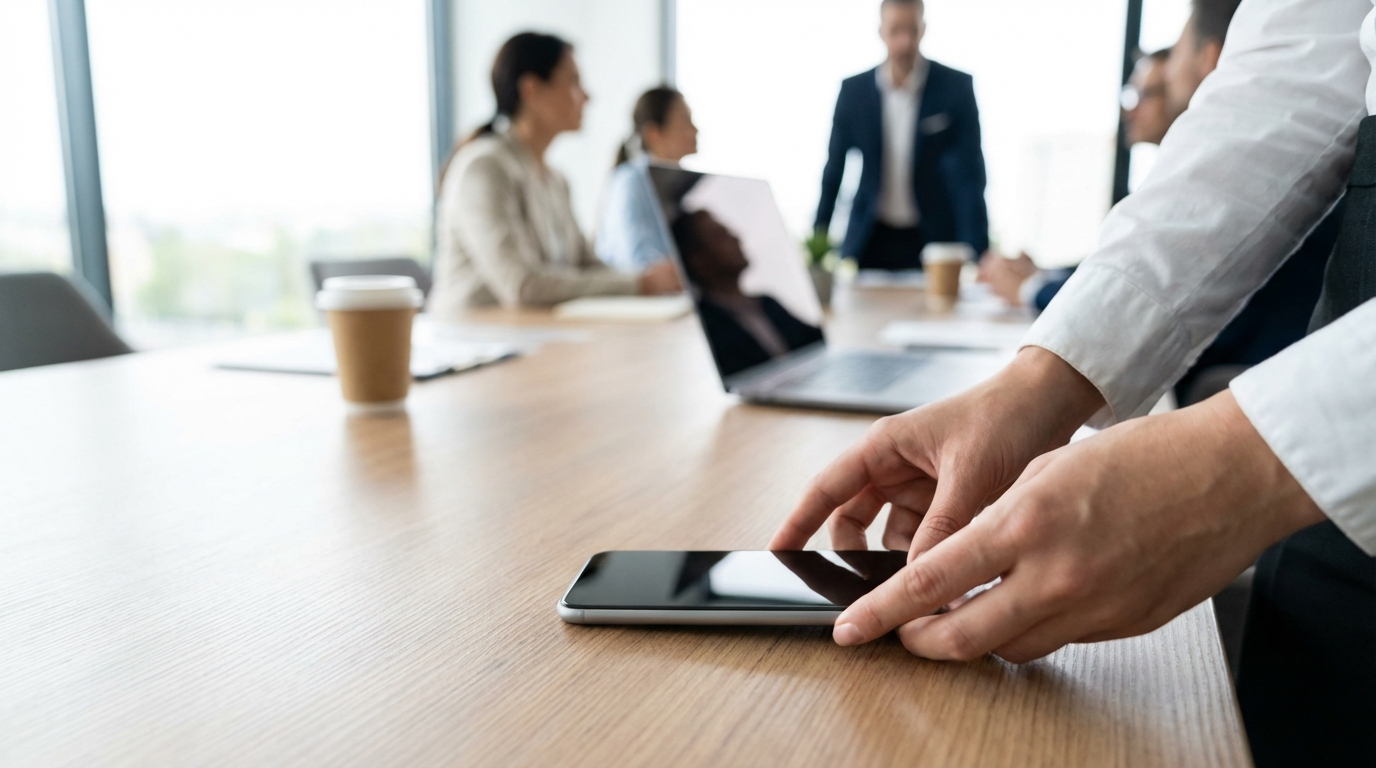 Toplantı sırasında telefon kullanımı: Dikkati koruyan kurallar
