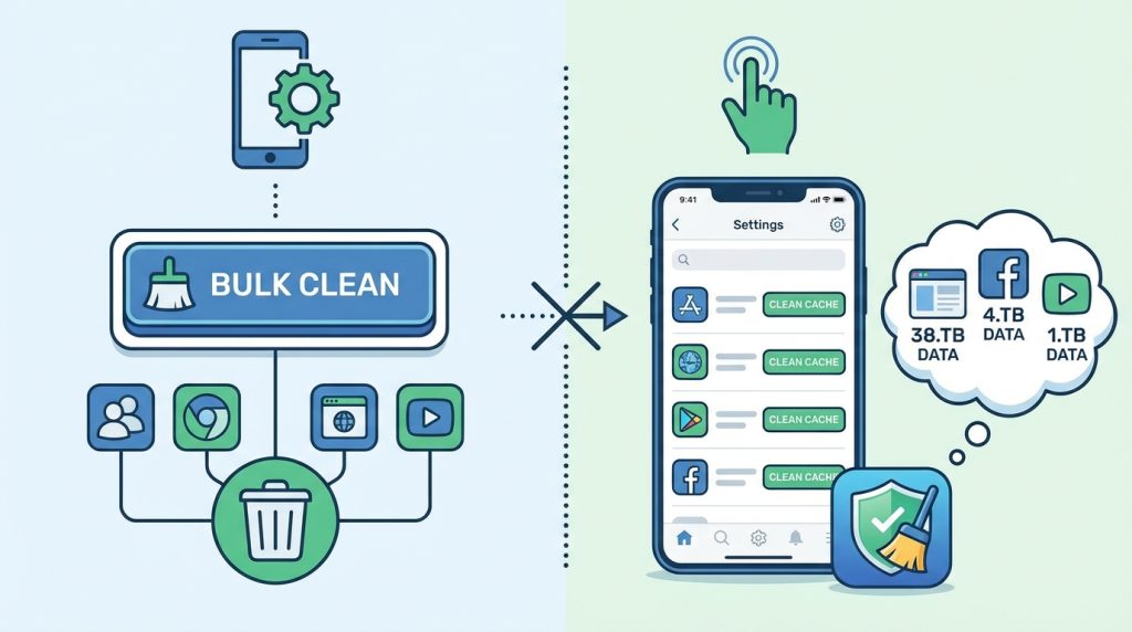 Tüm Uygulamalar İçin Toplu Temizlik