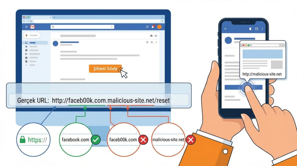 URL Kontrolü: Tıklamadan Önce Bak