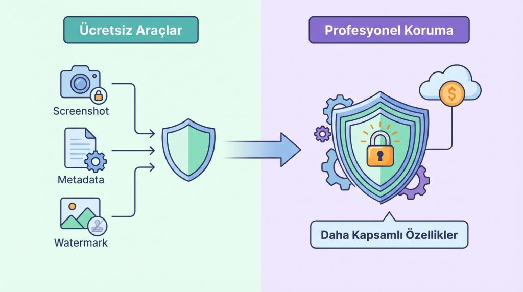 Ücretsiz araçlarla bu önlemleri alabilir miyim?