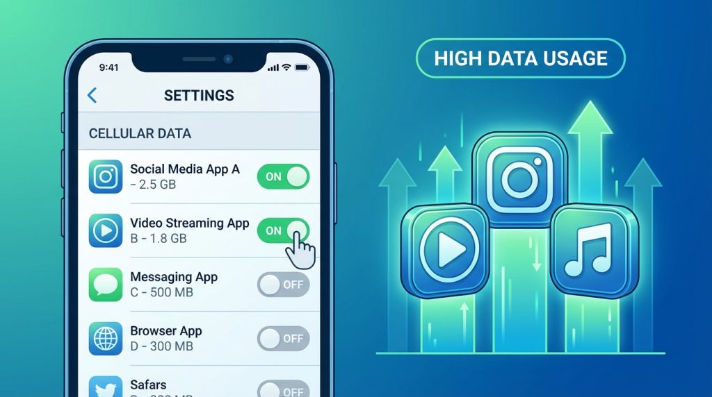 Uygulama Bazlı Mobil Veri Kontrolü