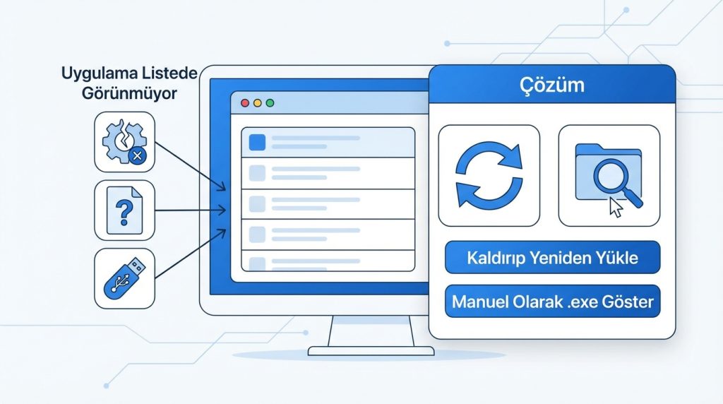 Windows’ta varsayılan uygulama nedir? Nasıl mantıklı seçilir? 4 Uygulama Listede Görünmüyor