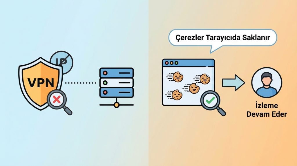 VPN kullanmak çerez izlemesini engeller mi?