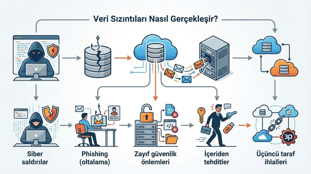 Veri Sızıntıları Nasıl Gerçekleşir?