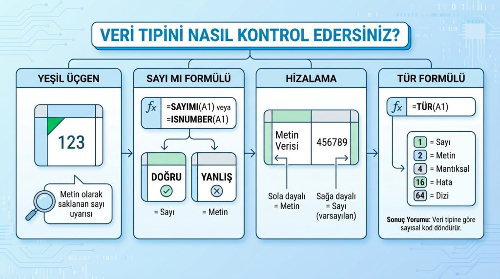 Veri Tipini Nasıl Kontrol Edersiniz?
