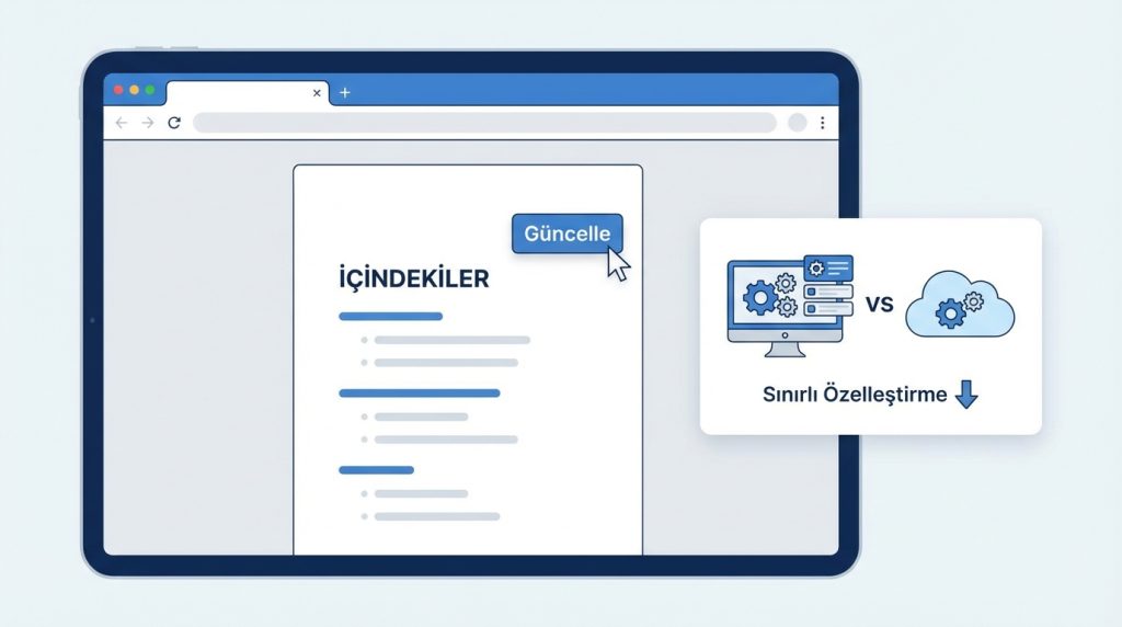Word Online'da içindekiler tablosunu güncelleyebilir miyim?