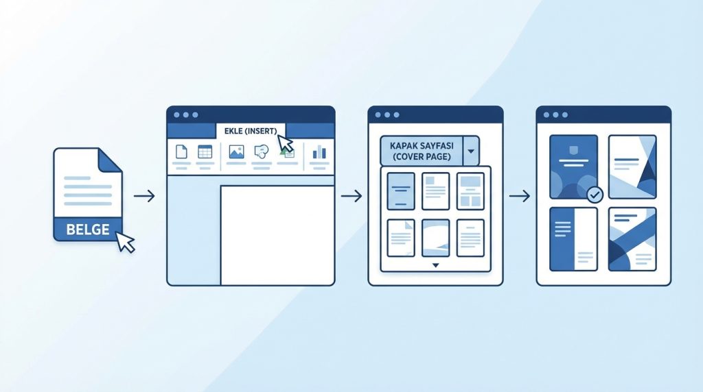 Word'de Kapak Sayfası Nasıl Eklenir?